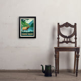 Caribou-Targhee National Forest - Art Print, 11x14 / Simple / Black