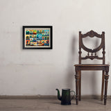 Mythical Creatures From Around The World Collage - Art Print, 11x14 / Simple / Black