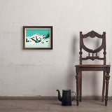 Yard Sale - Art Print, 11x14 / Simple / Brown