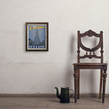 ...2026 Total Solar Eclipse: Reykjavik, Iceland - Art Print, 11x14 / Simple / Brown