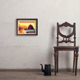 Oregon Coast: Cannon Beach - Art Print, 11x14 / Simple / Brown