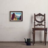 Zion National Park: Ascent To Angels Landing (Horizontal) - Art Print, 11x14 / Simple / Brown