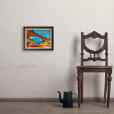 Natural Bridges National Monument, UT - Art Print, 11x14 / Simple / Brown