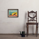 Cicada Invasion: I Survived (Horizontal) - Art Print, 11x14 / Simple / Brown