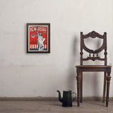 250th Anniversary USA: Lady Liberty - Art Print, 11x14 / Simple / Brown