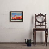 Portland, Oregon: Union Station - Art Print, 11x14 / Simple / Brown