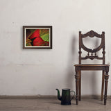 Pastel Painting: Redhead (Cardinal) - Art Print, 11x14 / Simple / Brown