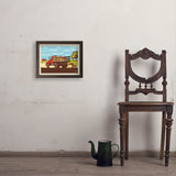 Vintage Apple Truck - Art Print, 11x14 / Simple / Brown