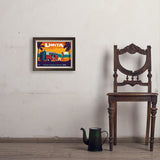 West Coast Surf Van (Pub Poster) - Art Print, 11x14 / Simple / Brown