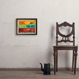 Cicada Invasion: Sing. Mate. Die. (Horizontal) - Art Print, 11x14 / Simple / Brown