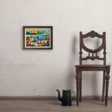 Mythical Creatures From Around The World Collage - Art Print, 11x14 / Simple / Brown