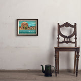San Francisco: Palace of Fine Arts - Art Print, 11x14 / Simple / Brown