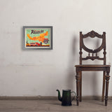 100th Anniversary Of Route 66 (Map) - Art Print, 11x14 / Simple / Gray