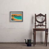 Monterey, California: Lovers Point Park - Art Print, 11x14 / Simple / Gray