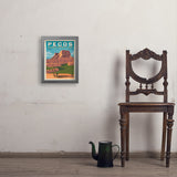 Pecos National Historical Park, NM - Art Print, 11x14 / Simple / Gray