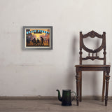 Memphis, TN: Beale Street Sunset - Art Print, 11x14 / Simple / Gray
