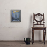 ...2026 Total Solar Eclipse: Reykjavik, Iceland - Art Print, 11x14 / Simple / Gray