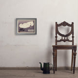Map of Great Smoky Mtns National Park - Art Print, 11x14 / Simple / Gray