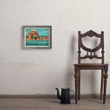 San Francisco: Palace of Fine Arts - Art Print, 11x14 / Simple / Gray