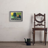 Great Smoky Mountain Railroad: Diesel Train - Art Print, 11x14 / Simple / Gray