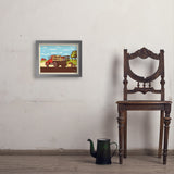 Vintage Apple Truck - Art Print, 11x14 / Simple / Gray