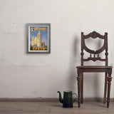 ...2026 Total Solar Eclipse: León, Spain - Art Print, 11x14 / Simple / Gray