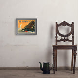 Yellowstone National Park: Old Faithful Inn - Art Print, 11x14 / Simple / Gray