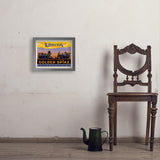 Golden Spike (Pub Poster) - Art Print, 11x14 / Simple / Gray