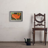 Annular Solar Eclipse 2023 Map - Art Print, 11x14 / Simple / Gray