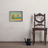 Flip Flops Hangin’ Out Together - Art Print, 11x14 / Simple / Gray