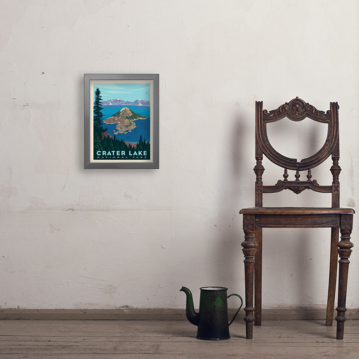 Crater Lake National Park: Watchman Peak Trail | Art Print
