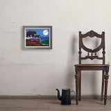 Christmas In The Smokies - Art Print, 11x14 / Simple / Gray