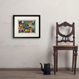 Literary Classics Collage (Horizontal) - Art Print, 11x14 / Standard / Black