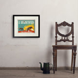 Cicada Invasion: I Survived (Horizontal) - Art Print, 11x14 / Standard / Black
