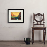 Zion National Park: 100th Anniversary (Horizontal) - Art Print, 11x14 / Standard / Black