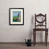 Heublein Tower - Art Print, 11x14 / Standard / Black
