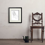 Fashion Sketch: Elegance - Art Print, 11x14 / Standard / Black