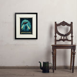 20,000 Leagues Under the Sea: Jules Verne - Art Print, 11x14 / Standard / Black