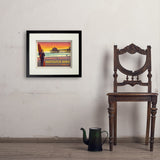 Huntington Beach, California - Art Print, 11x14 / Standard / Black