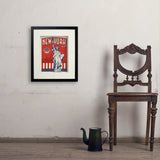 250th Anniversary USA: Lady Liberty - Art Print, 11x14 / Standard / Black