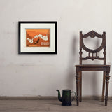 Map of Grand Canyon National Park - Art Print, 11x14 / Standard / Black