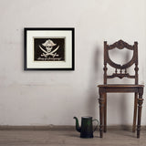 Pirate Flag - Art Print, 11x14 / Standard / Black