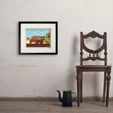 Vintage Apple Truck - Art Print, 11x14 / Standard / Black
