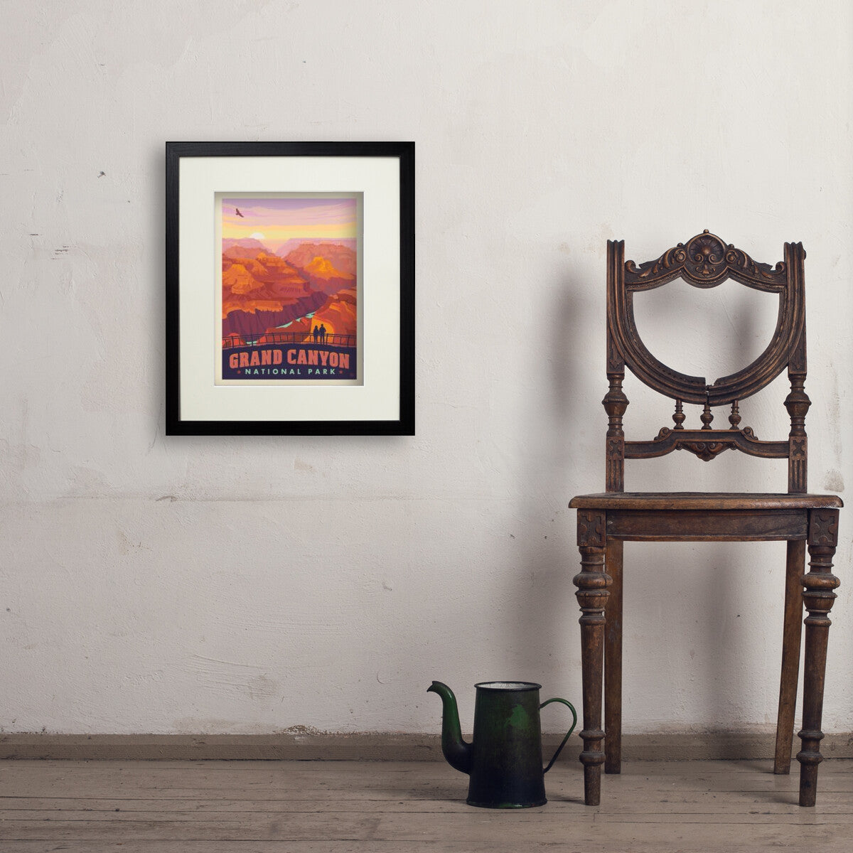 Grand Canyon National Park: Mather Point Sunset | Art Print