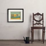 Flip Flops Hangin’ Out Together - Art Print, 11x14 / Standard / Black