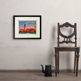 Portland, Oregon: Union Station - Art Print, 11x14 / Standard / Black