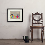 Mod Rainbow Dogs - Art Print, 11x14 / Standard / Black