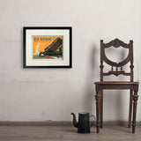Yellowstone National Park: Old Faithful Inn - Art Print, 11x14 / Standard / Black