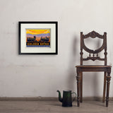 Golden Spike - Art Print, 11x14 / Standard / Black