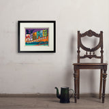 Memphis, TN: Picture Letters - Art Print, 11x14 / Standard / Black